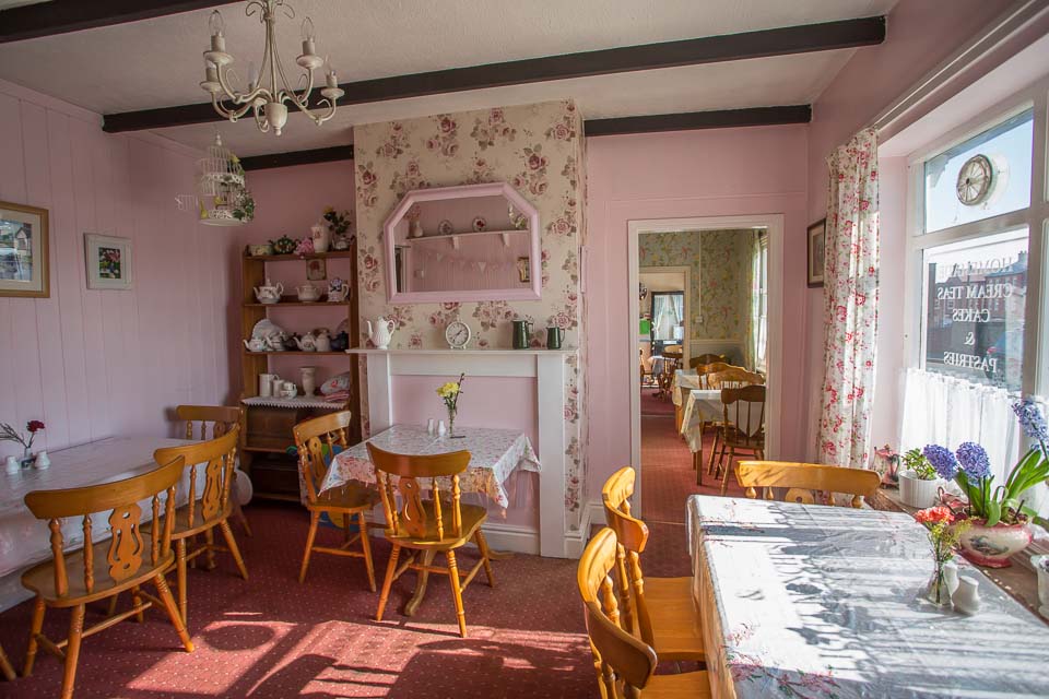 Pink Room in Blossom Tearooms.